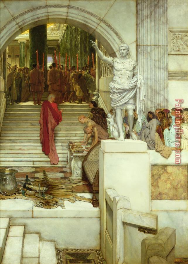 Sir Lawrence Alma-Tadema After the Audience